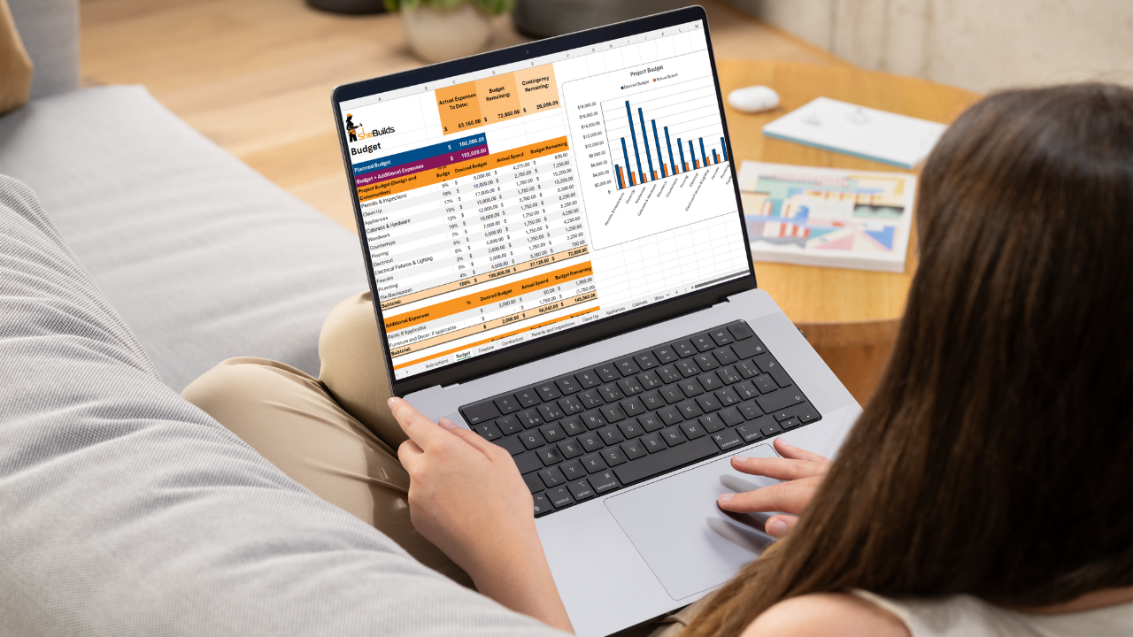 happy woman in the kitchen